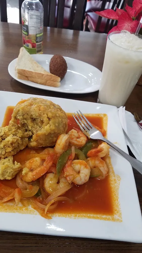 Mofongo Con Camarones
